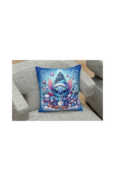Yeniyıl Noel Temalı Stitch Mavi Desenli Yastık Kılıfı Çok Renklı Yeniyıl Noel Temalı Stitch Mavi Desenli Yastık Kılıfı Çok Renklı
