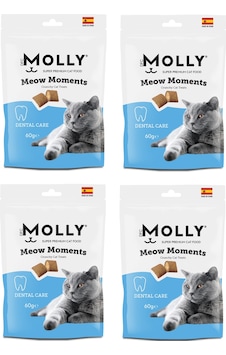 Molly Meow Moments Dental Care Ağız Ve Diş Sağlığı Kedi Ödül Maması 60 G X 4 Adet Molly Meow Moments Dental Care Ağız Ve Diş Sağlığı Kedi Ödül Maması 60 G X 4 Adet