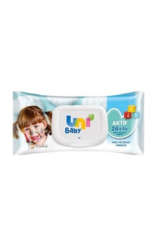 Uni Baby Aktif Sensitive Bebek Islak Mendil 24+ Ay 52 Adet Uni Baby Aktif Sensitive Bebek Islak Mendil 24+ Ay 52 Adet