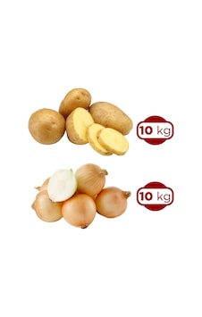 Geltat Patates Afyon 10 Kg Ve Kuru Soğan 10 Kg