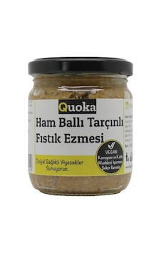 Quoka Ham Ballı Tarçınlı Fıstık Ezmesi 200 G
