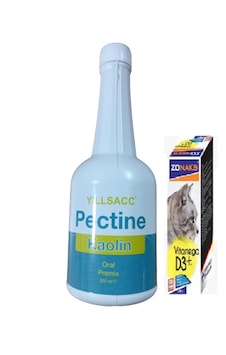 Pectin Koalin 500ml + Zonax Cat Vitamin D3 Omega 100 Ml Pectin Koalin 500ml + Zonax Cat Vitamin D3 Omega 100 Ml