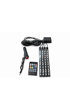 Rgb Uzaktan Kumandalı Araç İçi Led Ambiyans Aydınlatma Seti 12v