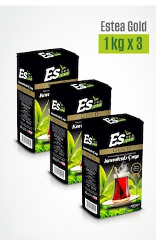 Es Tea Gold Siyah Dökme Çay 3 x 1 KG Es Tea Gold Siyah Dökme Çay 3 x 1 KG