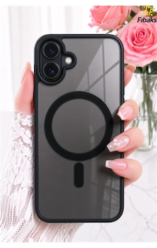 Fibaks iPhone 17 Uyumlu Kılıf Magsafe Wireless Şarj Özellikli Tam Koruma Renkli Sert Silikon Kapak Fibaks iPhone 17 Uyumlu Kılıf Magsafe Wireless Şarj Özellikli Tam Koruma Renkli Sert Silikon Kapak