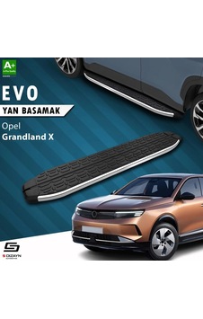 S-dizayn Opel Grandland X 2 Hybrid Evo Krom Yan Basamak 183 Cm 2024 Üzeri A+ Kalite