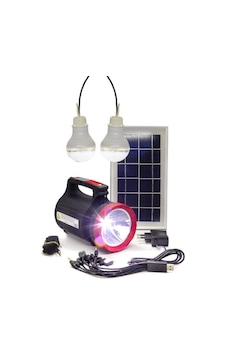 Fener & Kafa Lambası Güneş Enerjili Solar Aydınlatma Sistemi Gs-330