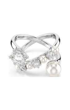5714376 Swarovski Yüzük Matrıx:rıng Pearl Open Whıte/rhs 60 Metalik 5714376 Swarovski Yüzük Matrıx:rıng Pearl Open Whıte/rhs 60 Metalik
