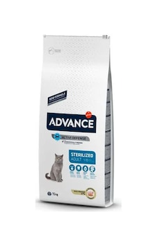 Advance Sterilized Hindi Etli Kısırlaştırılmış Yetişkin Kedi Maması 15 KG Advance Sterilized Hindi Etli Kısırlaştırılmış Yetişkin Kedi Maması 15 KG