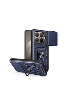 Xiaomi 15t Pro Kılıf Magnetik Standlı Kamera Korumalı Zore Sürgülü Vega Kapak Mavi Xiaomi 15t Pro Kılıf Magnetik Standlı Kamera Korumalı Zore Sürgülü Vega Kapak Mavi