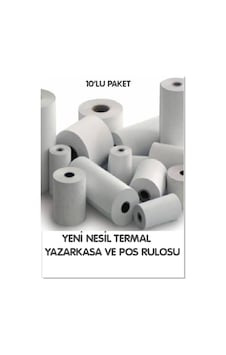 56x16 Termal Yazarkasa Pos Rulosu 10'lu Paket