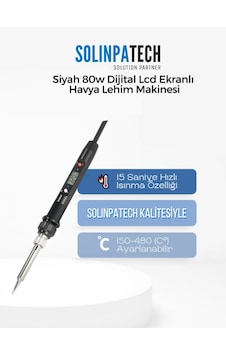 80W Dijital LCD Ekranlı Isı Ayarlı Kalem Havya Profesyonel Kullanım Lehim Makinası 80W Dijital LCD Ekranlı Isı Ayarlı Kalem Havya Profesyonel Kullanım Lehim Makinası