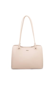 Nas Bag Kadın Sade Şık Zamansız Omuz Çantası 32x22 Cm Kum Kum - Bej Nas Bag Kadın Sade Şık Zamansız Omuz Çantası 32x22 Cm Kum Kum - Bej