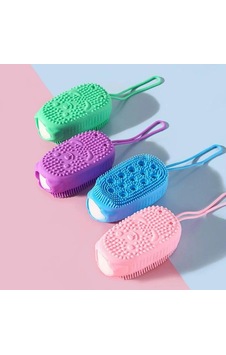 Peeling Etkili Süngerli Silikon Banyo Lifi Asma Kancalı Duş Kesesi 5580 Peeling Etkili Süngerli Silikon Banyo Lifi Asma Kancalı Duş Kesesi 5580