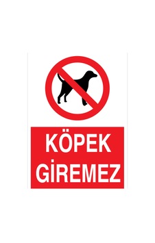 Köpek Giremez Uyarı Tabelası - 20x30 Foreks - Iyf13 Köpek Giremez Uyarı Tabelası - 20x30 Foreks - Iyf13