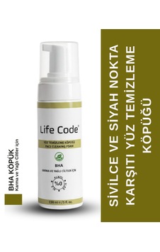 Life Code Yüz Temizleme Köpüğü Bha Karma Ve Yağlı Cilt Tipleri İçin Skın Care 150 Ml Life Code Yüz Temizleme Köpüğü Bha Karma Ve Yağlı Cilt Tipleri İçin Skın Care 150 Ml