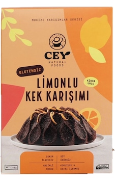 Cey Natural Foods Kinoa Unlu Limonlu Kek Karışımı 265 G Cey Natural Foods Kinoa Unlu Limonlu Kek Karışımı 265 G