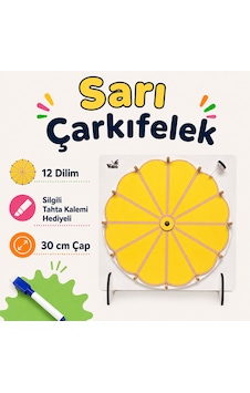 Sarı Çarkıfelek Oyunu Ahşap Eğitim Materyali Sarı Çarkıfelek Oyunu Ahşap Eğitim Materyali