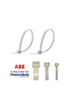 Tyrap 50x200bs Plastik Cırt Kelepçe 20 Cm X 5 Mm 100 Adet Kablo Bağı - Beyaz Kablo Klipsi Ty-rap Thomas & Betts Made İn U.s.a. Tyrap 50x200bs Plastik Cırt Kelepçe 20 Cm X 5 Mm 100 Adet Kablo Bağı - Beyaz Kablo Klipsi Ty-rap Thomas & Betts Made İn U.s.a.
