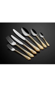 Lamedore Elegance Yarım Gold 89 Parça Çatal Bıçak Seti 1chj-002g Altın Lamedore Elegance Yarım Gold 89 Parça Çatal Bıçak Seti 1chj-002g Altın