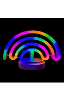 Neon Işıklı Gökkuşağı Masa Gece Lambası Pil Ve Usb Hmngoxxtptprp Diğer Neon Işıklı Gökkuşağı Masa Gece Lambası Pil Ve Usb Hmngoxxtptprp Diğer
