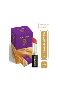 Pure Matte Powder Lipstick No: 117 - Nemlendirici Pudramsı Mat Ruj Makyaj Temizleme Mendili Hediyeli 0 Pure Matte Powder Lipstick No: 117 - Nemlendirici Pudramsı Mat Ruj Makyaj Temizleme Mendili Hediyeli 0