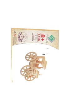 Sealland 3d Ahşap Maket Puzzle Traktör Gp004 8+ Yaş - Woodcraft Construction Kit