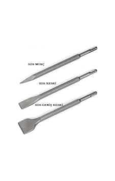Sds Plus Sivri+yassı+enli Keski Murç 250 Mm Sds Plus Sivri+yassı+enli Keski Murç 250 Mm