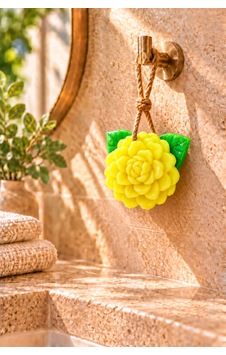 Dekoratif Kokulu Sabun & Peeling Etkili Asılabilir Dekoratif Banyo Sabunu & Sarı Yağsemin Katı Sabun 10,5x9,5 Cm - 937777302 Diğer Dekoratif Kokulu Sabun & Peeling Etkili Asılabilir Dekoratif Banyo Sabunu & Sarı Yağsemin Katı Sabun 10,5x9,5 Cm - 937777302 Diğer