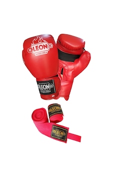 Kogam Leon Blade Boks, Kick Boks Ve Muay Thai Eldiveni+Bandaj Kırmızı Kogam Leon Blade Boks, Kick Boks Ve Muay Thai Eldiveni+Bandaj Kırmızı