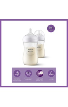 Bezos Doğal Tepkili Natural Response Pp 2'li Biberon Seti 260 Ml 1+ Ay Bzoshb Bezos Doğal Tepkili Natural Response Pp 2'li Biberon Seti 260 Ml 1+ Ay Bzoshb