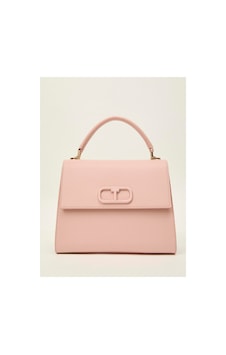Ted Baker Nokta Baskılı Büyük Deri El Çantası Pembe Ted Baker Nokta Baskılı Büyük Deri El Çantası Pembe