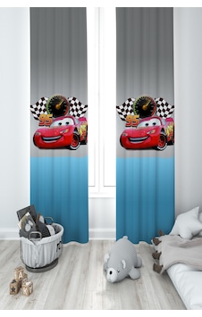 Mekta Home Bebek Ve Çocuk Odası Gri Mavi Mcqueen Desenli 2 Kanat Fon Perde Mekta Home Bebek Ve Çocuk Odası Gri Mavi Mcqueen Desenli 2 Kanat Fon Perde
