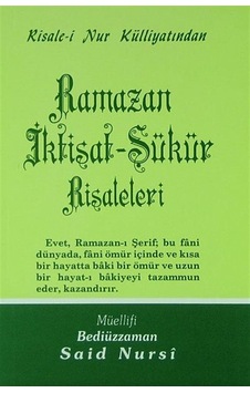 Ramazan İktisat-Şükür Risaleleri - Orta Boy (Kod:424) / Bediüz... Ramazan İktisat-Şükür Risaleleri - Orta Boy (Kod:424) / Bediüz...