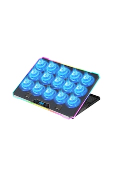 Aero Storm V15 Rgb 15 Fanlı 10 Rgb Modlu 9-17.3'' Notebook Soğutucu Stand Laptop Soğutucu Aero Storm V15 Rgb 15 Fanlı 10 Rgb Modlu 9-17.3'' Notebook Soğutucu Stand Laptop Soğutucu