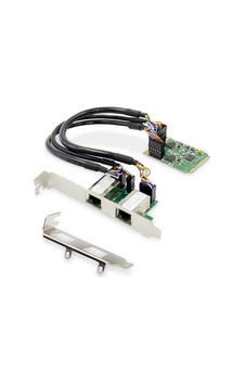 Digitus DN-10134 2 Port Gigabit Realtek Chipset Mini PCI Express Ethernet Kartı Digitus DN-10134 2 Port Gigabit Realtek Chipset Mini PCI Express Ethernet Kartı