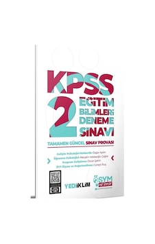 Ösym Ne Sorar KPSS Eğitim Bilimleri 2 Deneme Sınavı - Cüneyt İltuş - Yediiklim Yayınları Ösym Ne Sorar KPSS Eğitim Bilimleri 2 Deneme Sınavı - Cüneyt İltuş - Yediiklim Yayınları