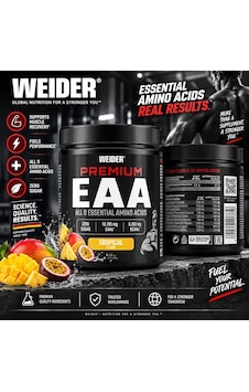 Weider Premium Eaa Amino Acid All 9 Essential Amino Acid 325 Gr - Tropical Weider Premium Eaa Amino Acid All 9 Essential Amino Acid 325 Gr - Tropical
