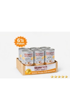 Zurich Veterinaire Tavuklu Yetişkin Kedi Konservesi 415 Gr X 6 Lı Paket Zurich Veterinaire Tavuklu Yetişkin Kedi Konservesi 415 Gr X 6 Lı Paket