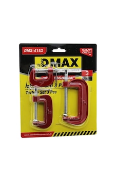 Hubrendy Çer 3pcs Mini İşkence Mengene Seti Çelik Karbon 25-50-75mm