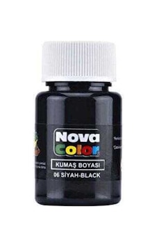 Nova Color Kumaş Boyası 35 Cc Siyah - 2 Adet Nova Color Kumaş Boyası 35 Cc Siyah - 2 Adet