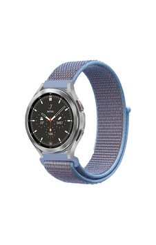 Watch 22mm Hasırlı Cırtcırtlı Kordon - Mavi Diğer Watch 22mm Hasırlı Cırtcırtlı Kordon - Mavi Diğer