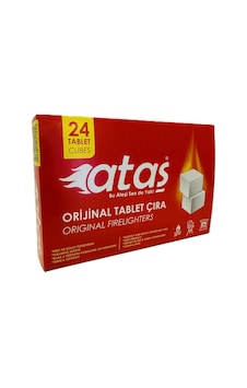 Ataş Mangal Kömür Tutuşturucu Tablet Çıra 24 Pcs