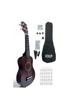 Soprano Kahverengi Ukulele Kılıf Askı Pena Stiker Soprano Kahverengi Ukulele Kılıf Askı Pena Stiker