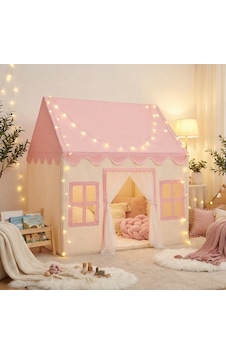 Pembe Oyun Çadırı Masal Evi Çocuk Oyun Evi Pembe Rüya Evi Renkli Oyun Çadırı Oyun Alanı