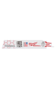 Milwaukee Sawzall 6" 14 Tpı Torch 150 Mm Kılıç Testere Bi-metal. Co Boru/pr - 25'li - T48008782 Milwaukee Sawzall 6" 14 Tpı Torch 150 Mm Kılıç Testere Bi-metal. Co Boru/pr - 25'li - T48008782