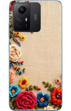 Redmi Note 12s Uyumlu İşlemeli İğne Oyası Baskılı Silikon Kılıf Renkli Redmi Note 12s Uyumlu İşlemeli İğne Oyası Baskılı Silikon Kılıf Renkli