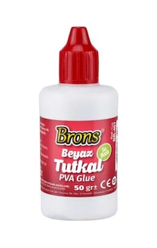 Brons Beyaz Tutkal 50gr - 4 Adet Brons Beyaz Tutkal 50gr - 4 Adet