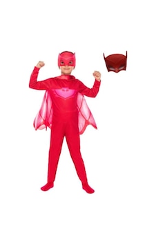 Pija Maskeliler Owlette Kırmızı Baykuş Kız 2 Maskeli Pelerinli Kostüm Çok Renkli Pija Maskeliler Owlette Kırmızı Baykuş Kız 2 Maskeli Pelerinli Kostüm Çok Renkli