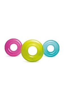 INTEX ŞEFFAF JUMBO SİMİT 76CM (3 ASST.)   ----